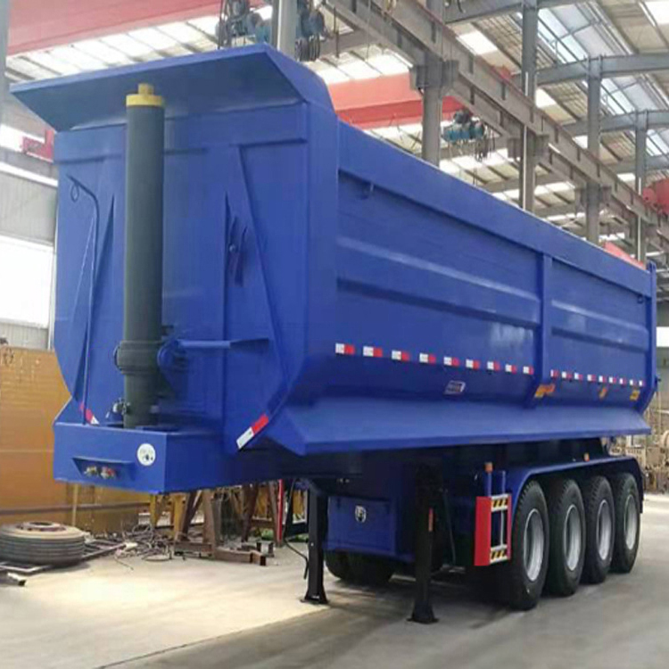 4 axle 70T-90T U type dump trailer